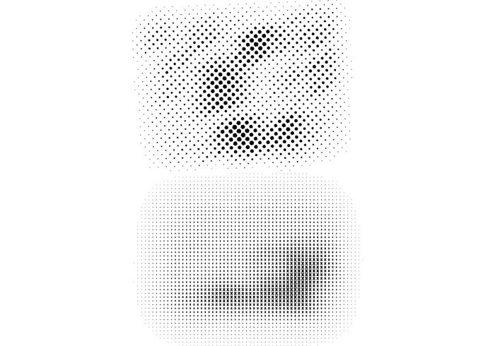 Free Halftone Vector Design Elements Free Halftone Vector Design Elements