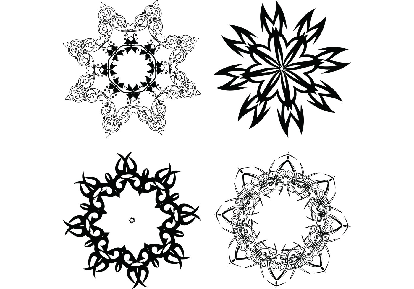 Free Vector Image of Decorative Design Elements - Download Free Vector Art, Stock Graphics & Images