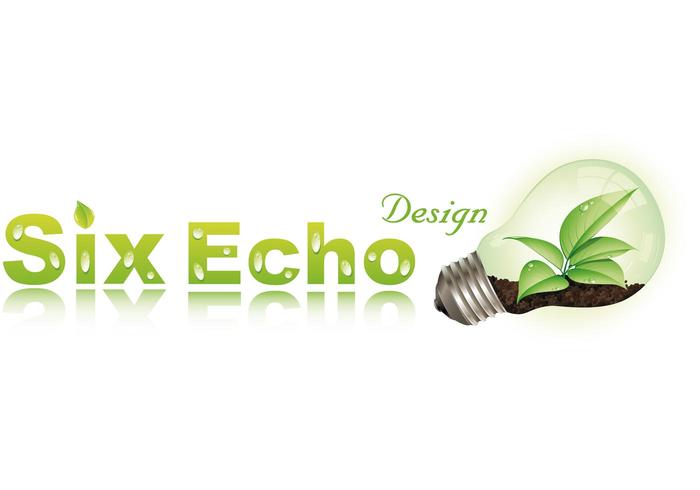 Logo Six Echo Design Vector Logo Six Echo Design Vector