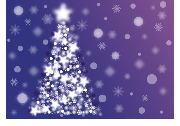 Sparkle Christmas Tree Vector