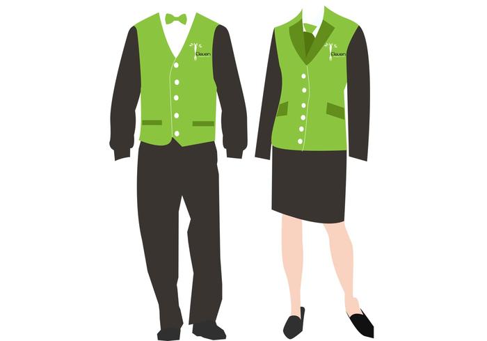 Staff Uniform Vectors Staff Uniform Vectors