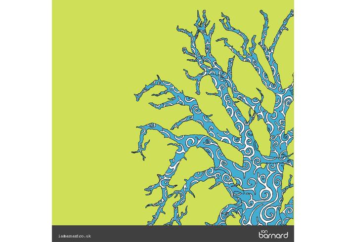 Swirl Tree Vector Swirl Tree Vector
