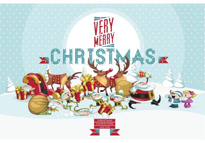 Christmas Vector Art Characters Pack Christmas Vector Art Characters Pack