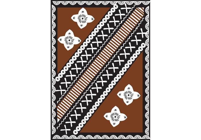 Free Fijian Tapa Design Vector Free Fijian Tapa Design Vector