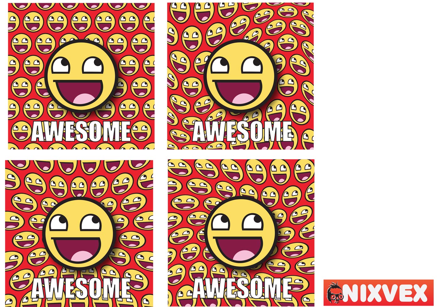 NixVex Awesome Meme Free Vector Download Free Vector Art Stock