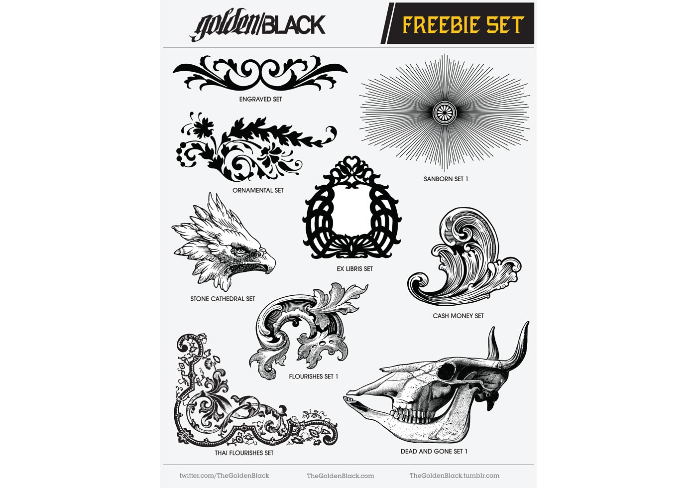 Skull Vector Set