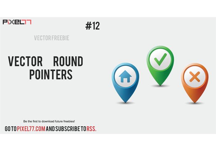 Free vector round pointers Free vector round pointers