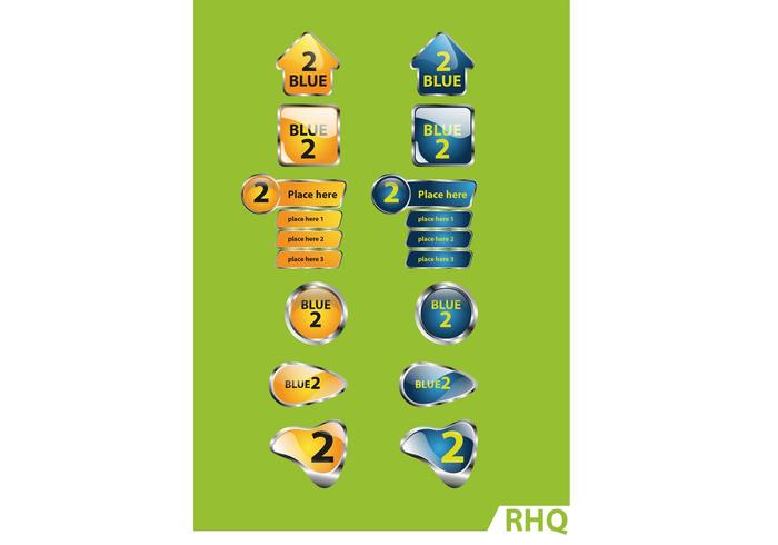 Icon Vector and Button Vector Pack Icon Vector and Button Vector Pack