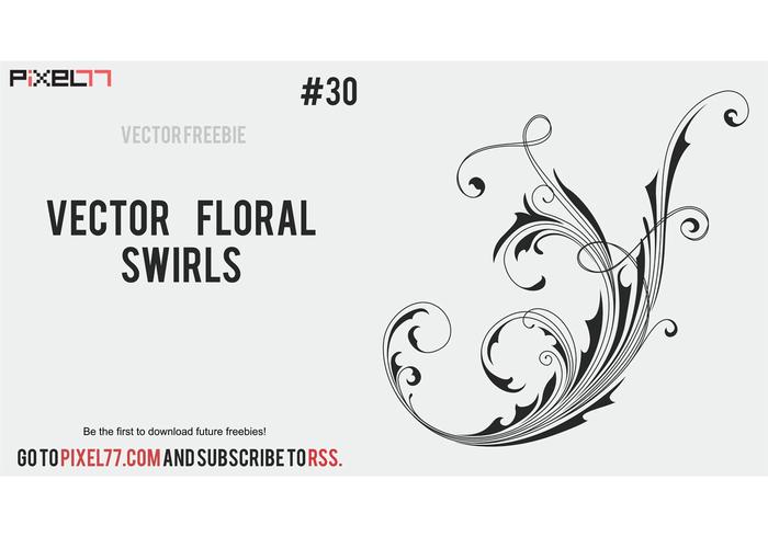 Free vector floral swirls Free vector floral swirls