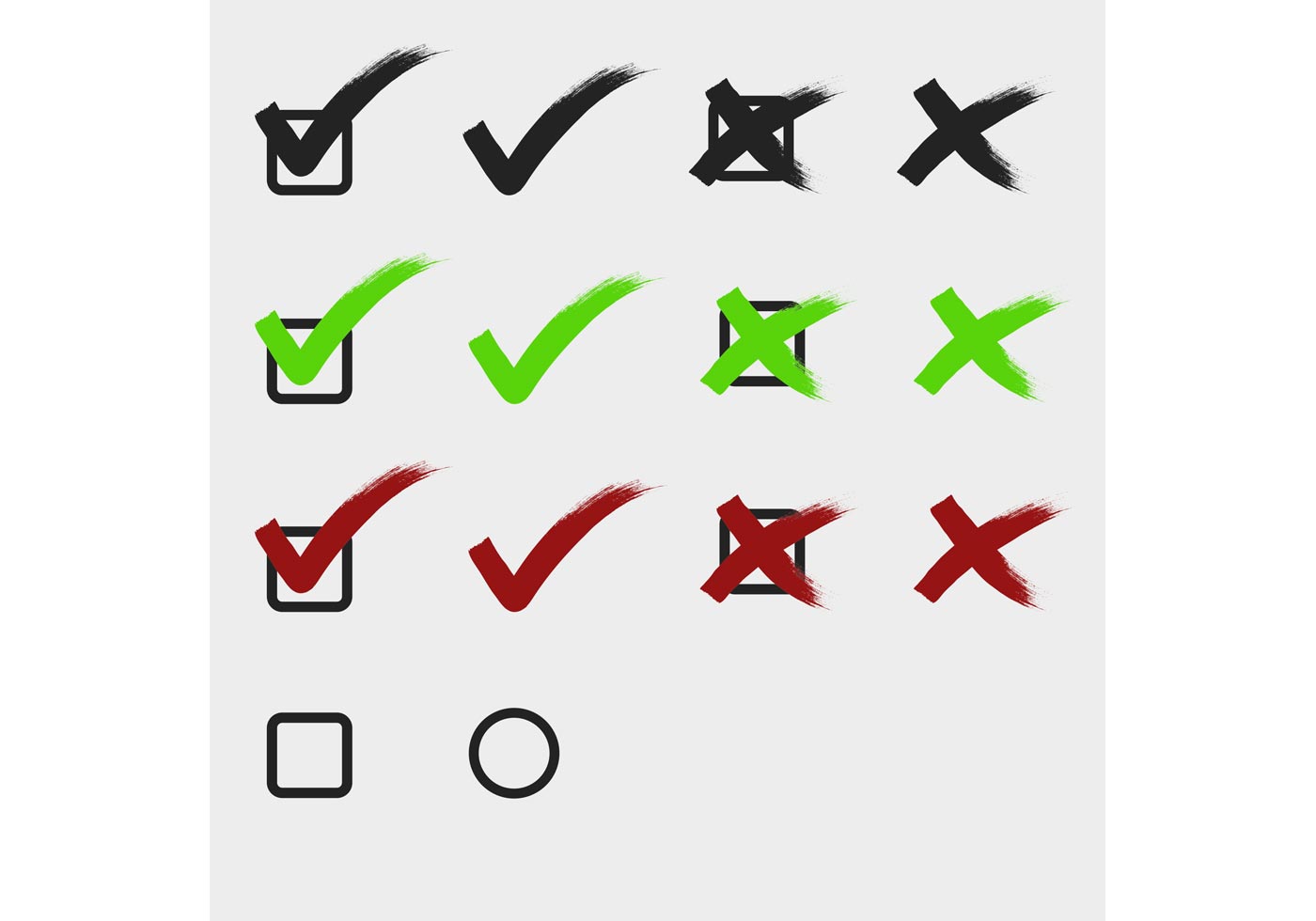 Check marks tick and cross - Download Free Vector Art ... Check marks tick and cross - Download Free Vector Art ... on ✔
id=95866