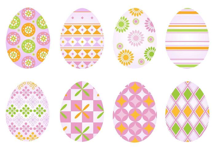 Funky Easter Egg Vector Pack