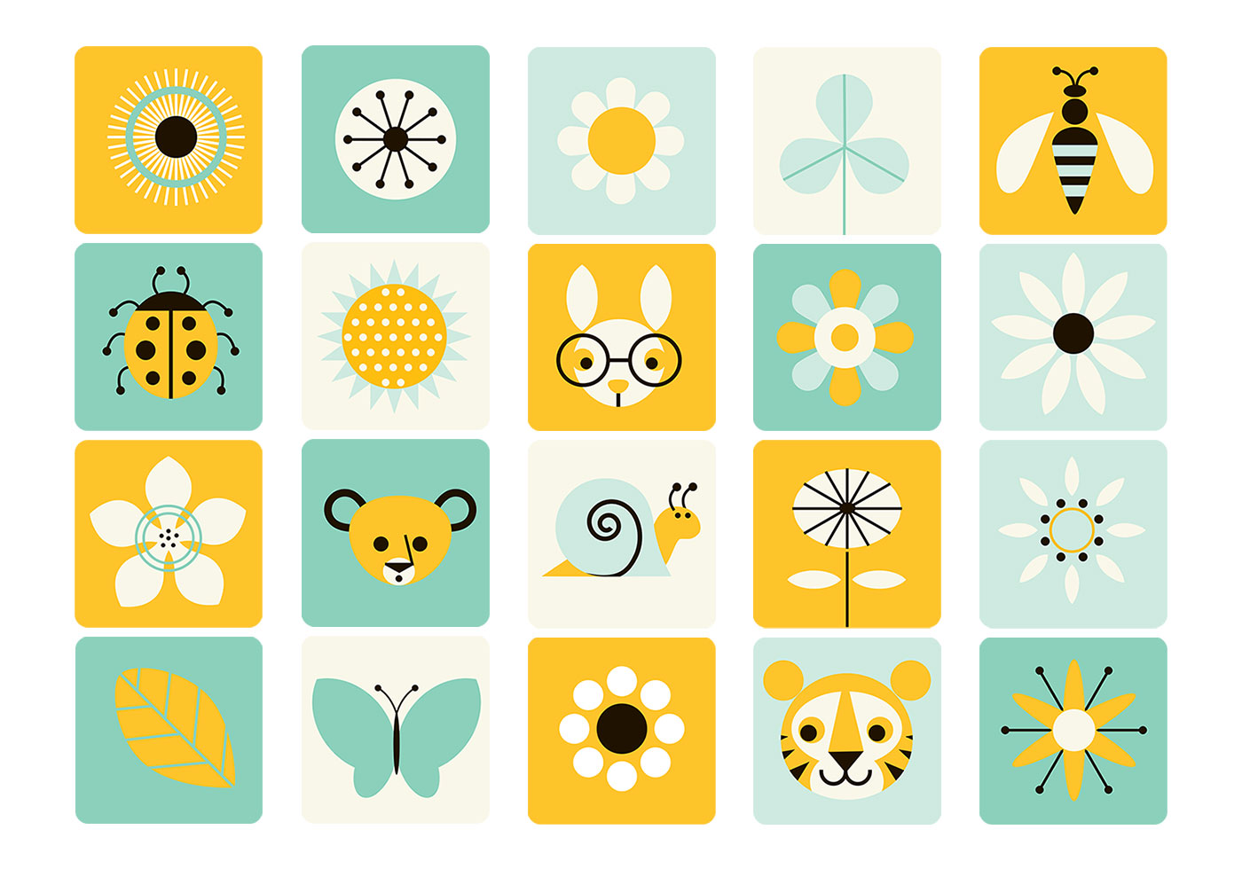 Download Spring Icon Vector Pack 44490 - Download Free Vectors, Clipart Graphics & Vector Art