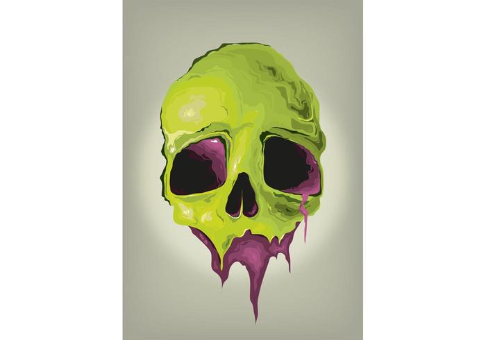 Liquid Skull Vector Liquid Skull Vector