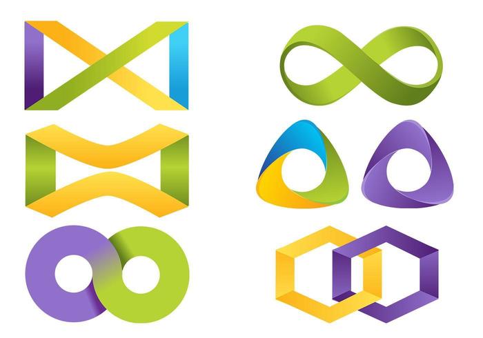 Infinito Icono Vector Pack