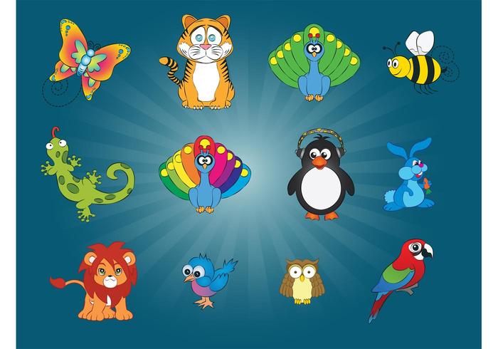 12 Animal Vector Graphics 12 Animal Vector Graphics
