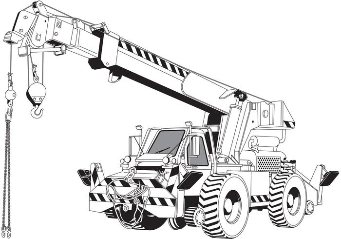 Free Vector Crane Free Vector Crane