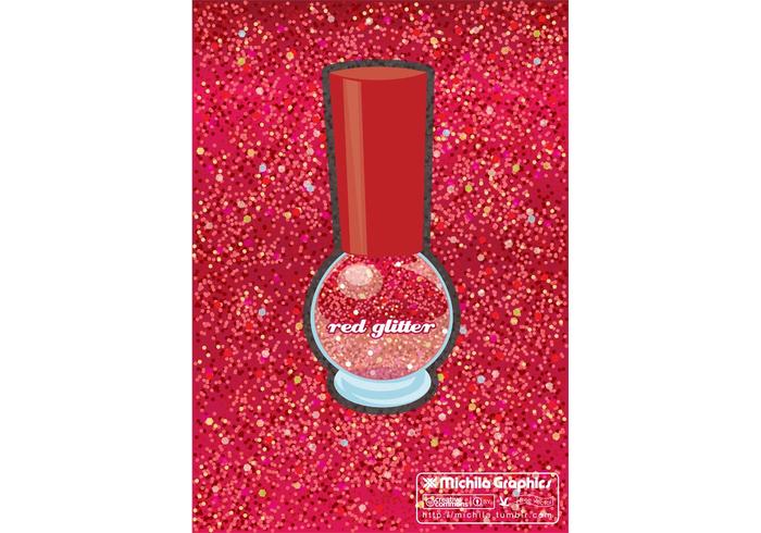 Red Glitter Vector Background Red Glitter Vector Background