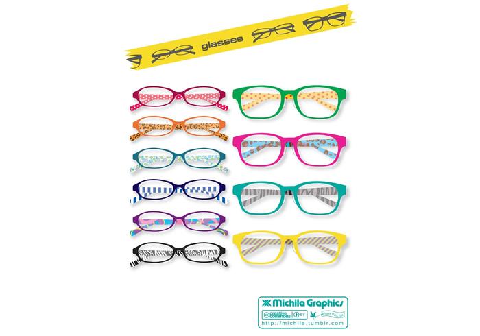 Glasses Vector Set Glasses Vector Set