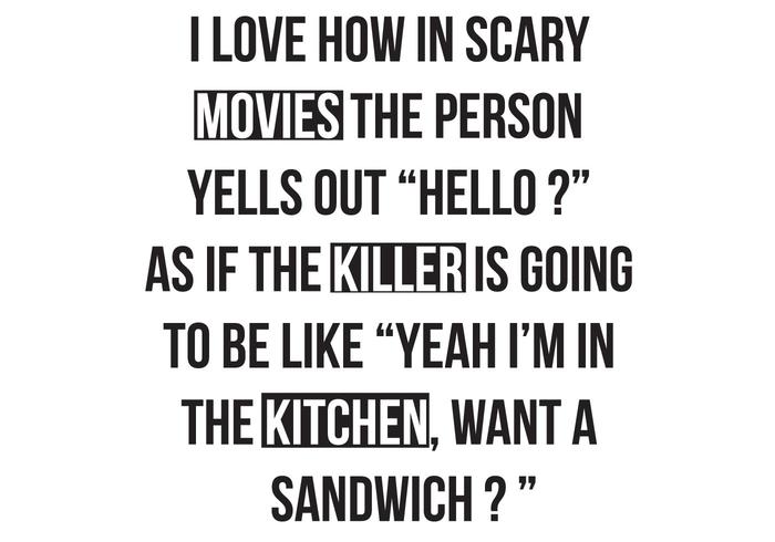 Funny T-Shirt: Movies, Killer, Kitchen Funny T-Shirt: Movies, Killer, Kitchen