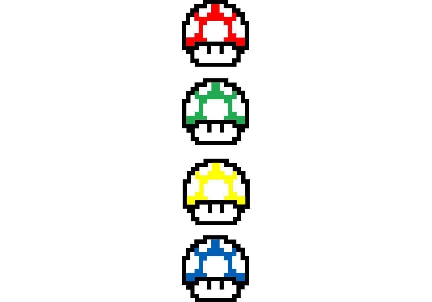 Mario Brothers Vector 1 up - Download Free Vectors, Clipart Graphics