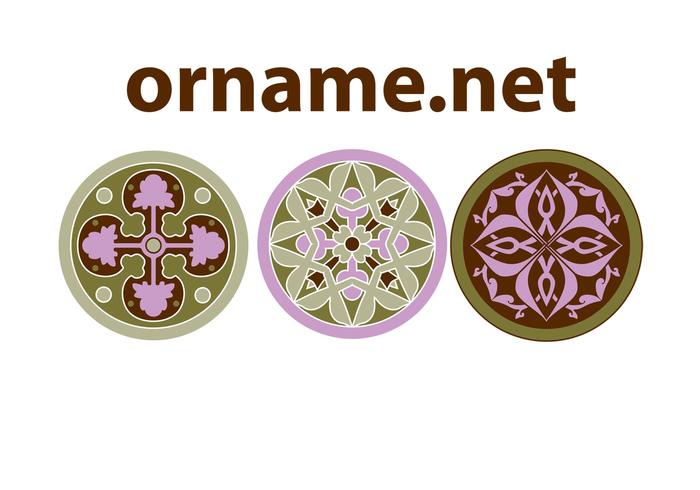 Free Ornament Vector Rosettes Free Ornament Vector Rosettes