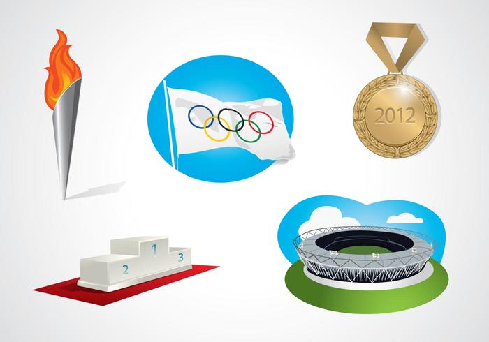 Olympic elements vector