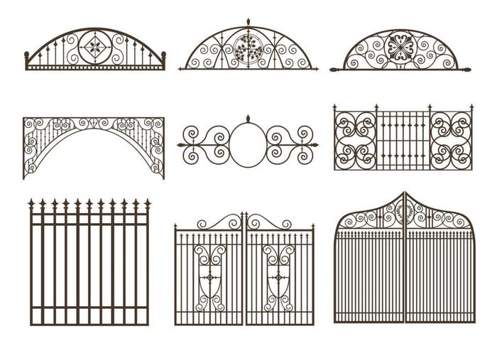 Gates and Fences Vector Pack 