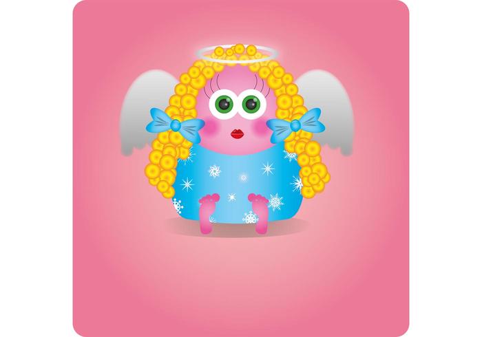 Cute Little Angel Vector Cute Little Angel Vector