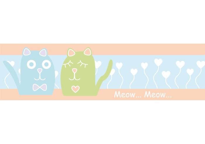 Cute Pastel Cat Vectors Cute Pastel Cat Vectors