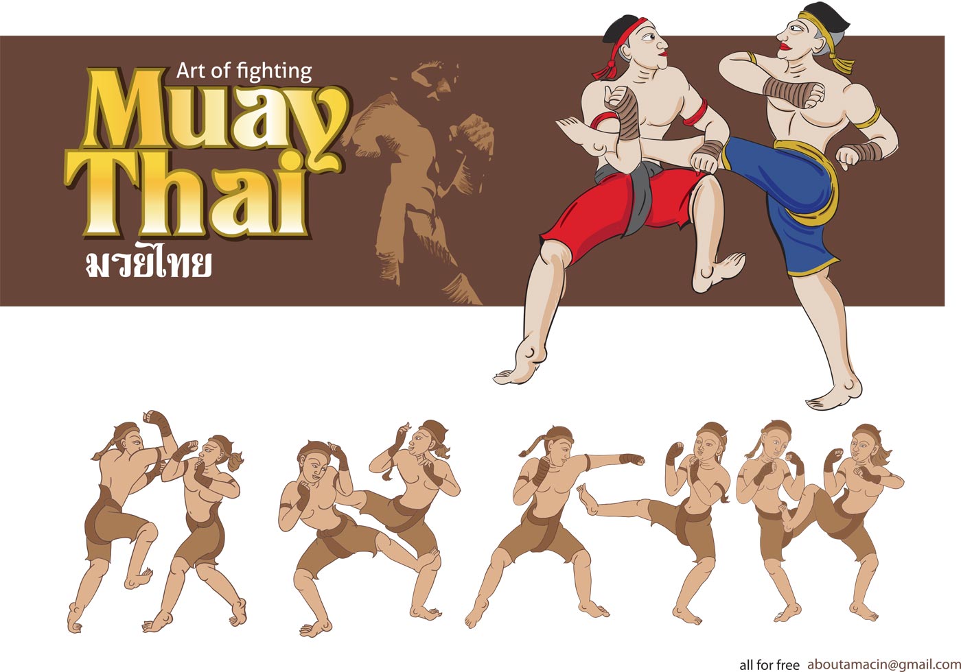 MuayThai Martial Arts Vector