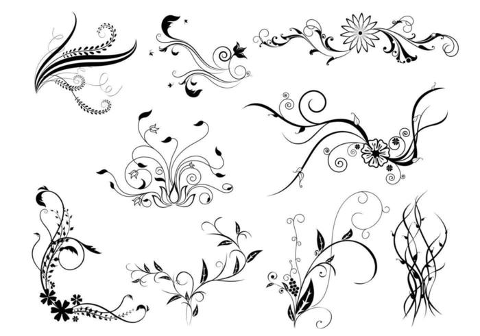 Natural Flourish Vector Pack 