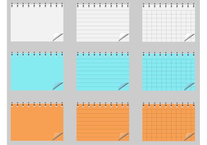 Notepad Vector Pack Notepad Vector Pack