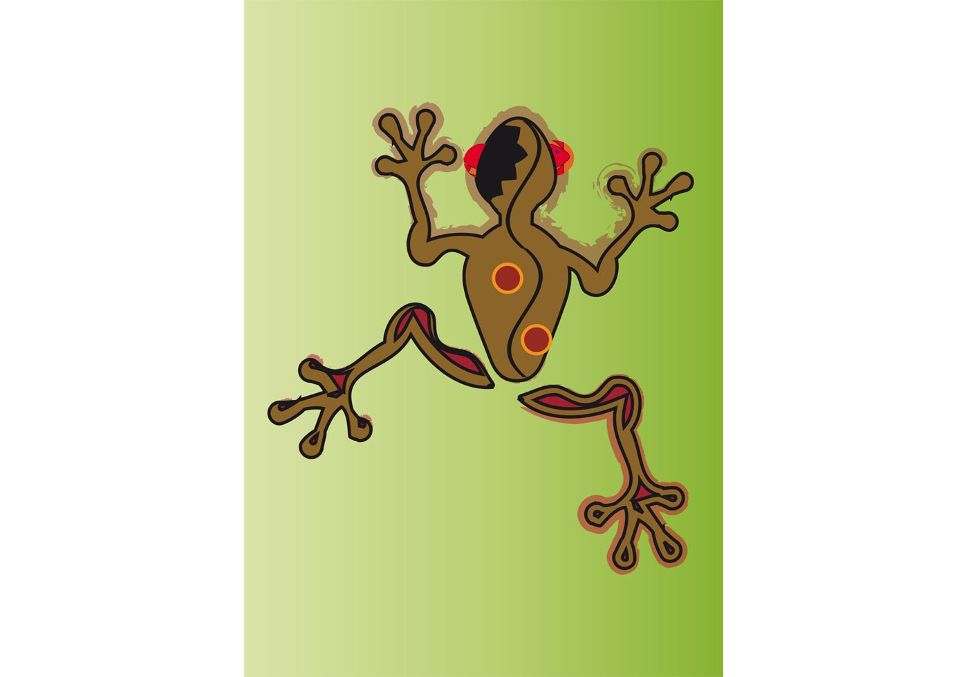 Tree Frog Vector Free Vector Art at