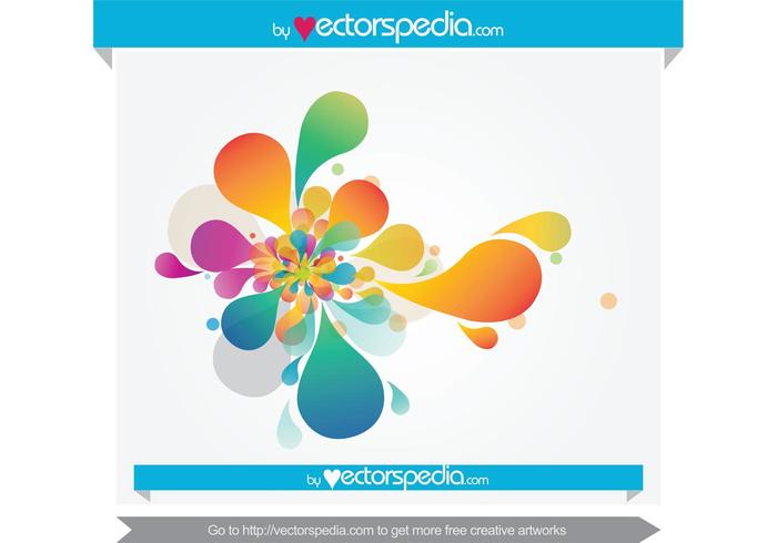 Abstract Flower Vector Art Abstract Flower Vector Art