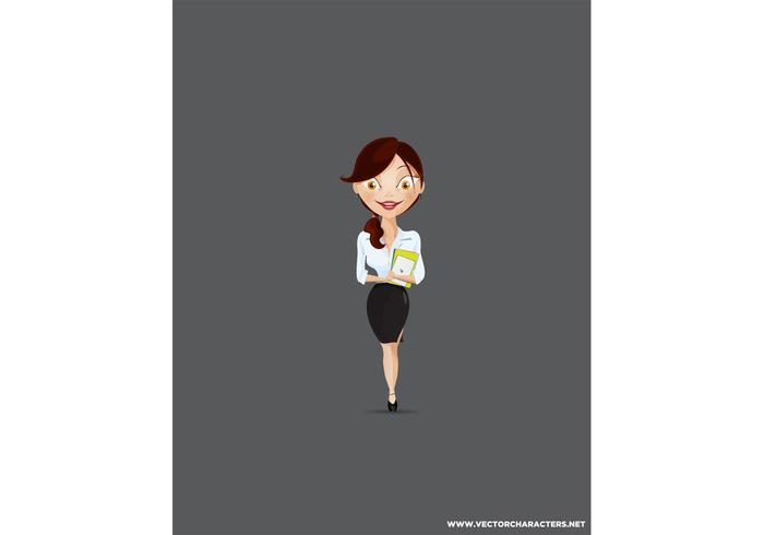 Businesswoman Vector Character Businesswoman Vector Character