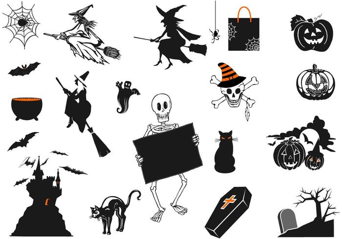 Spooky Halloween Vector Pack