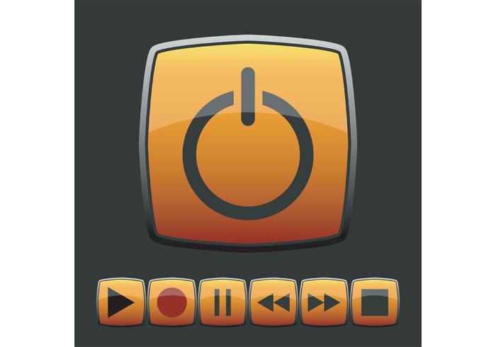 Glossy Web Button Vectors Glossy Web Button Vectors