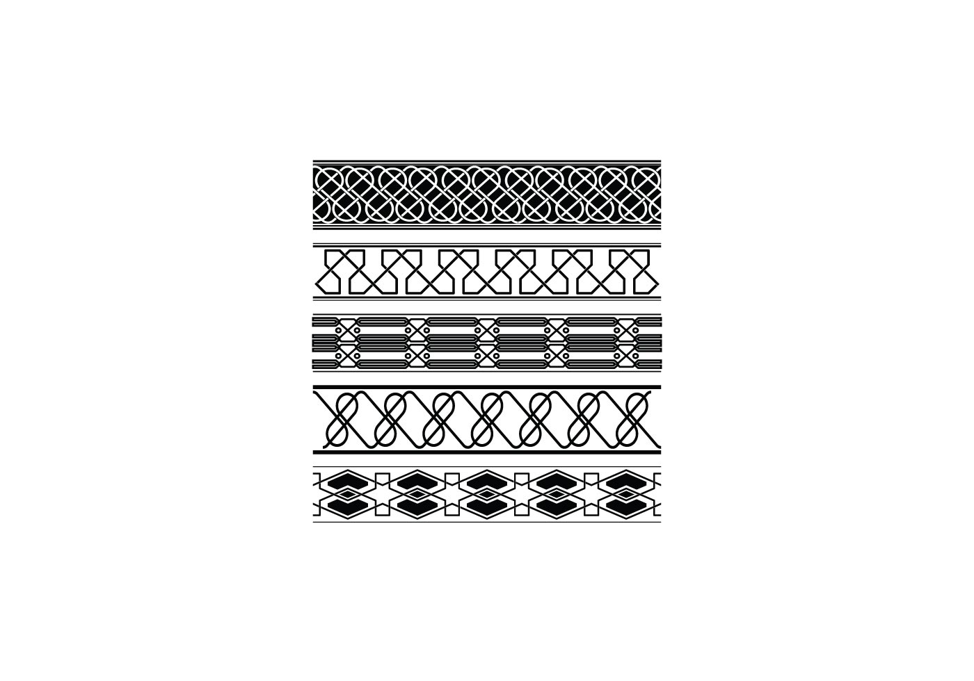 Ancient Border Vector Collection