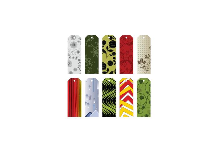 Free Gift Tags Vector and Bookmarks Collection Free Gift Tags Vector and Bookmarks Collection