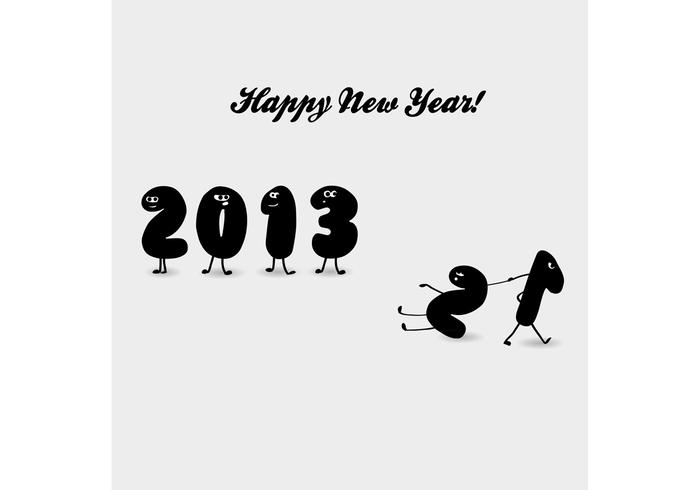 Free Vector of the Day #187: New Year Illustration Free Vector of the Day #187: New Year Illustration