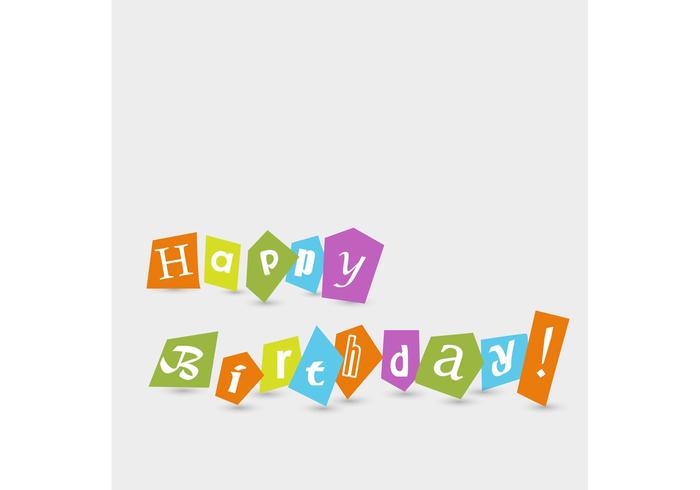 Free Vector of the Day #188: Happy Birthday Text Free Vector of the Day #188: Happy Birthday Text