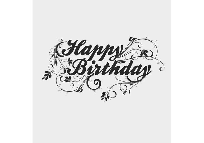 Free Vector of the Day #196: Happy Birthday Type Free Vector of the Day #196: Happy Birthday Type