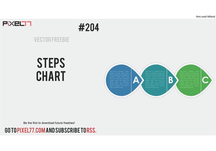 Free Vector of the Day #204: Steps Chart Free Vector of the Day #204: Steps Chart