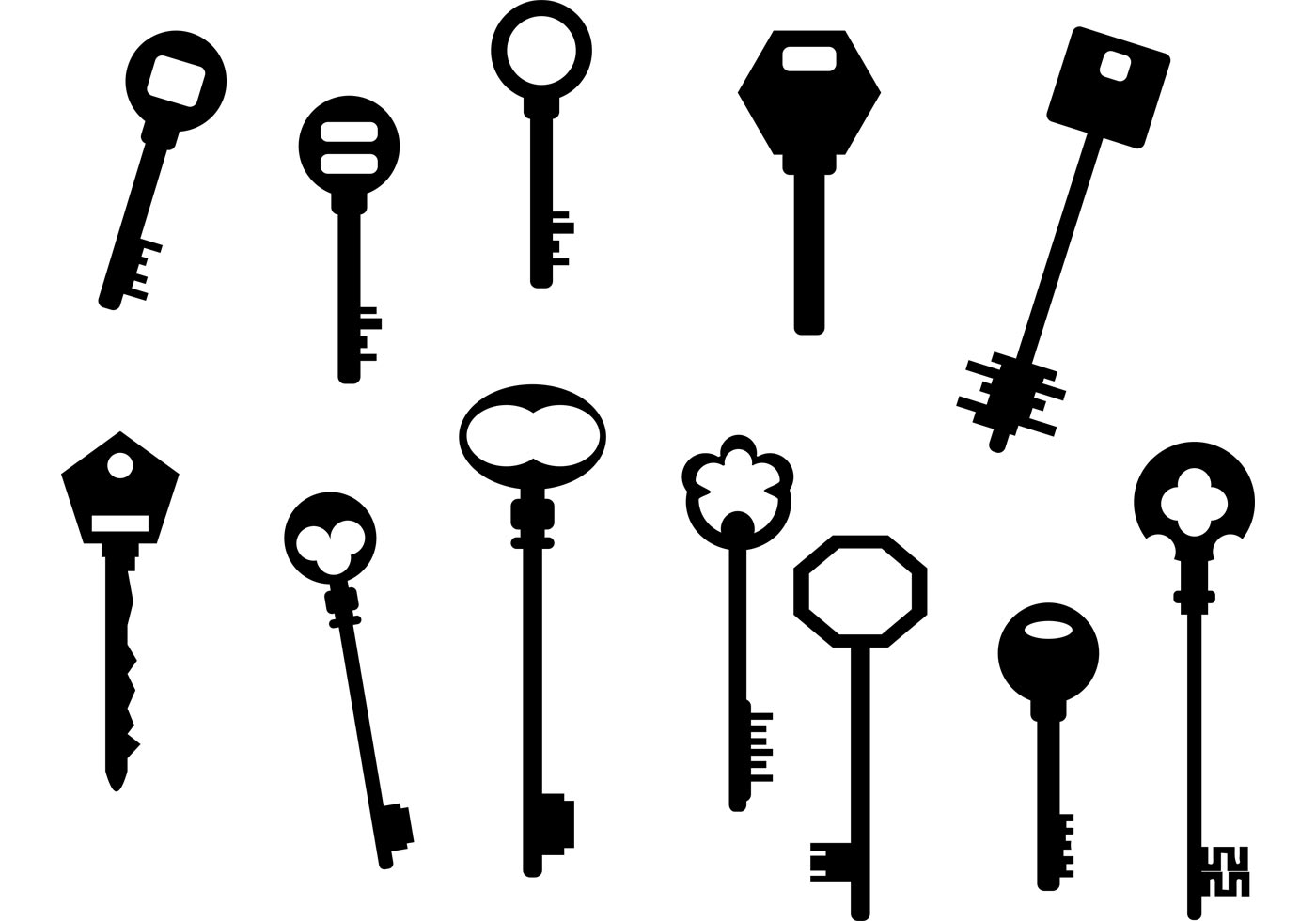 Download Keys silhouette - Download Free Vector Art, Stock Graphics & Images