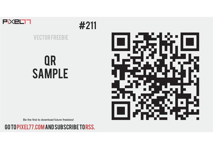 Free Vector of the Day #211: QR Sample Free Vector of the Day #211: QR Sample