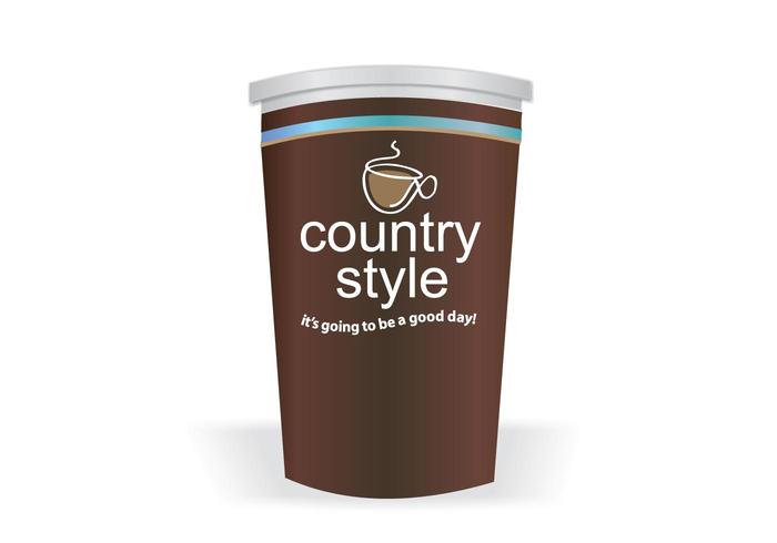 Country Style Coffee Vector