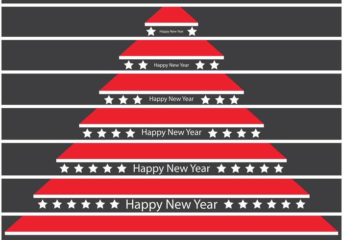 Christmas tree stairs vector Christmas tree stairs vector