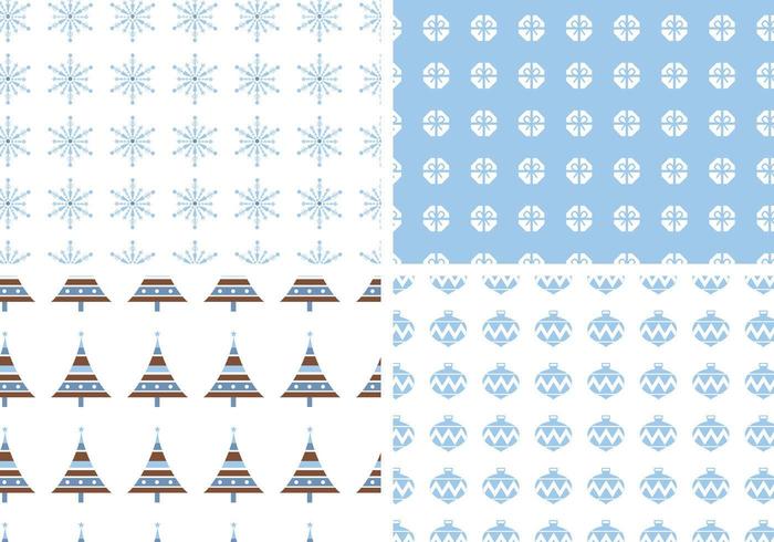 Seamless Holiday Vector Pattern Pack