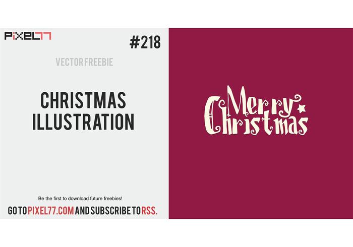 Free Vector of the Day #218: Christmas Illustration Free Vector of the Day #218: Christmas Illustration