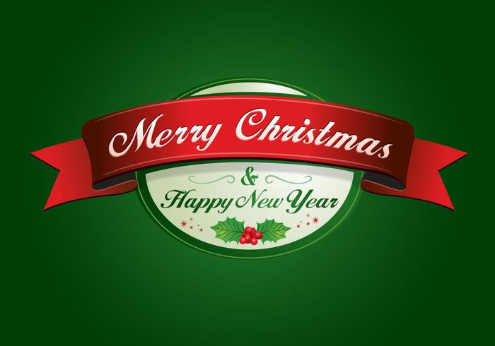 Christmas Vector and New Year Label Vector Christmas Vector and New Year Label Vector